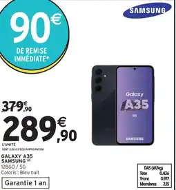Intermarché SAMSUNG GALAXY A35 offre