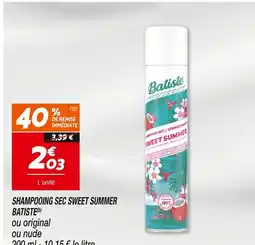 Netto Batiste Shampooing sec Sweet Summer(b) offre