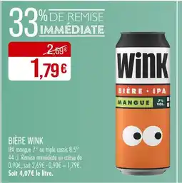 Match Wink Bière offre
