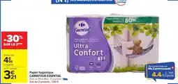 Carrefour Market Papier hygiénique carrefour essential offre
