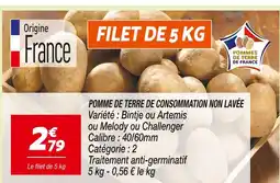 Netto Pommes de Terre de France Pomme de terre de consommation non lavée offre