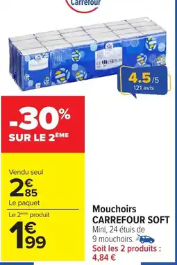 Carrefour Market Mouchoirs carrefour soft offre