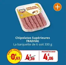 Chipolatas supérieures tradival
