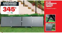 Brico Dépôt Kit de 2 panneaux solaire "bifac" offre