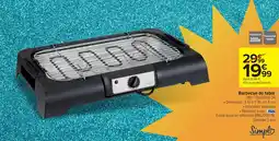 Carrefour Market Barbecue de table offre