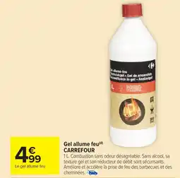 Carrefour Market Gel allume feu carrefour offre