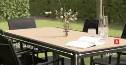 Brico Dépôt Table aluminium "amela" offre