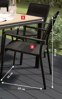 Brico Dépôt Fauteuil aluminium "asara” offre