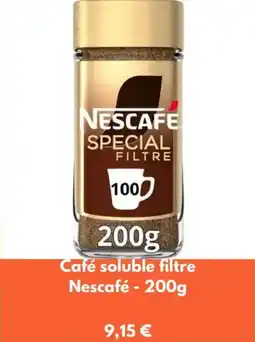 Franprix Café soluble filtre nescafé offre