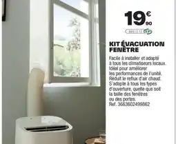 Brico Dépôt Kit évacuation fenêtre offre