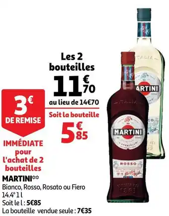 Auchan Martini martini offre