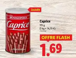 Lidl Papadopoulos - caprice offre