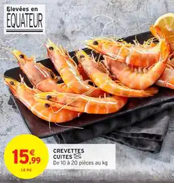 Intermarché Contact Crevettes cuites offre