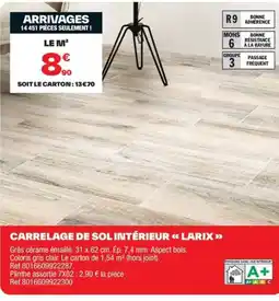 Brico Dépôt Carrelage de sol intérieur << larix >> offre