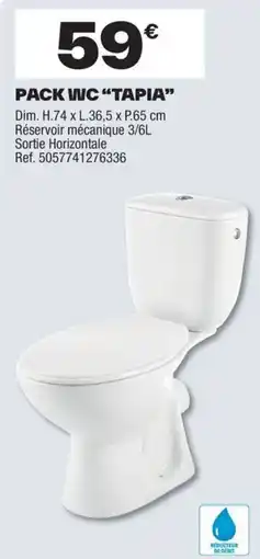 Brico Dépôt Pack wc "tapia” offre