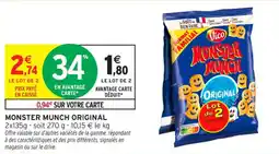 Intermarché Contact Monster munch original offre