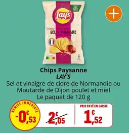 Coccimarket Chips paysanne lay's offre