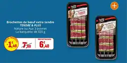 Coccimarket Brochettes de bœuf extra tendre tendre & plus offre