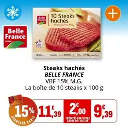 Coccimarket Steaks hachés belle france offre