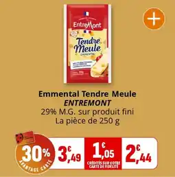 Coccimarket Emmental tendre meule entremont offre
