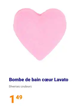 Bombe de bain cœur Lavato