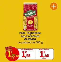 Coccimarket Pâte tagliatelle les créatives panzani offre