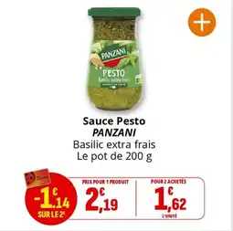 Coccimarket Sauce pesto panzani offre