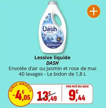 Coccimarket Lessive liquide dash offre