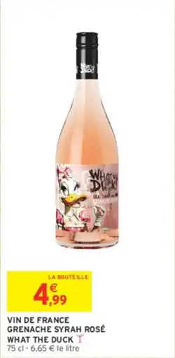 Vin de france grenache syrah rosé what the duck