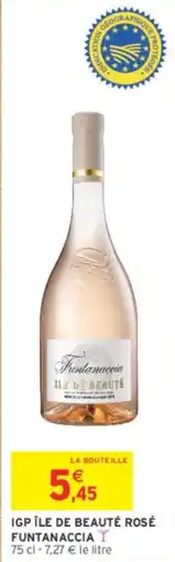 Intermarché Contact Igp île de beauté rosé funtanaccia offre
