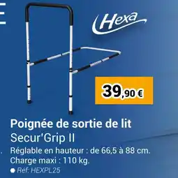 Technicien de Santé Hexa Poignée de sortie de lit offre