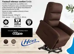 Technicien de Santé Hexa Fauteuil releveur confort Emile offre