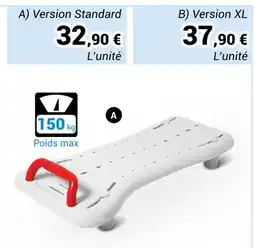 Technicien de Santé Planche de bain ergonomique offre