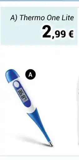 Technicien de Santé Thermomètre digital Thermo One Lite offre