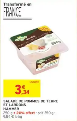 Intermarché Contact Salade de pommes de terre et lardons hammer offre