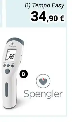 Technicien de Santé Spengler Thermomètres Tempo Easy offre