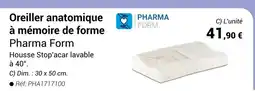 Technicien de Santé Pharma Form Oreiller anatomique à mémoire de forme offre