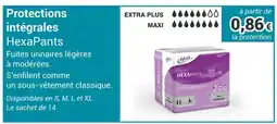 Technicien de Santé Hexa Protections intégrales HexaPants offre