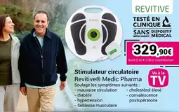 Technicien de Santé REVITIVE Stimulateur circulatoire Revitive Medic Pharma offre