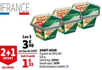 Auchan Saint agur saint agur offre