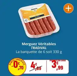 Tradival - merguez véritables