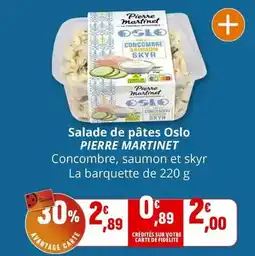 Coccinelle Supermarché Pierre martinet - salade de pâtes offre