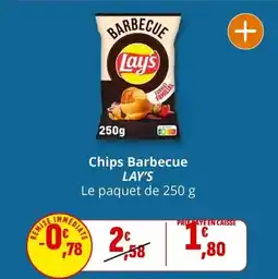 Coccinelle Supermarché Lay's - chips barbecue offre