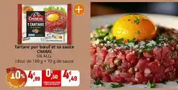 Coccinelle Supermarché Charal - tartare pur bœuf et sa sauce offre