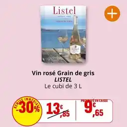 Coccinelle Supermarché Listel - vin rosé grain de gris offre