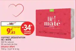 Intermarché Contact Coffret dégustation hé maté offre