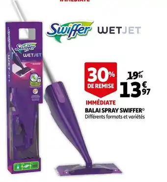 Auchan Swiffer balai spray* offre