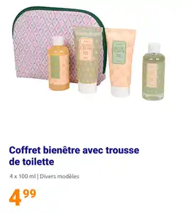 Action Coffret bienêtre avec trousse de toilette offre