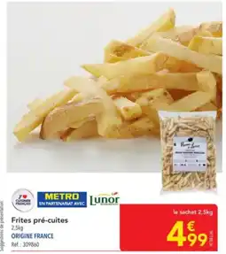 METRO Frites pré-cuites offre