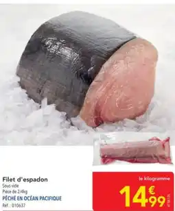 METRO Filet d'espadon offre